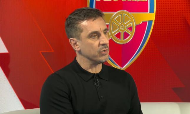 kaiyun-内维尔：哲凯赖什整场比赛毫无作用，他需要努力做得更多