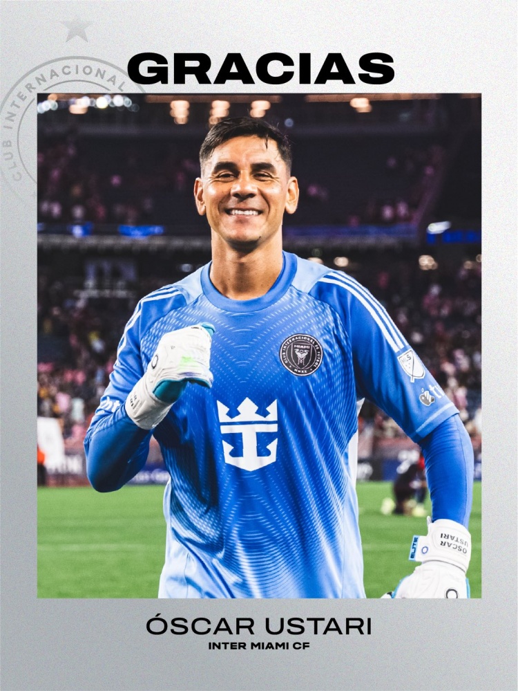 开云体育下载-官方：迈阿密国际与阿根廷门将乌斯塔里解约